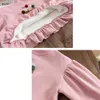 Pullover Baby Girls Velvet Sweatshirt Kids Cartoon Hoodies Toddler Outerwear 2023 خريف الشتاء 1 إلى 6 سنوات من ملابس الأطفال stylel231215
