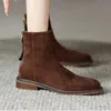 Chaussures pour femmes 2023 mode basique Zip talons hauts automne qualité classiques Sexy bout carré couleur unie daim bottes pour femmes 240111