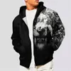 Sweats à capuche pour hommes Sweat à capuche animal pour hommes Lion Print Automne Pull à manches longues Mode Casual Daily Street Sweat-shirt surdimensionné Vêtements