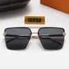 Designer sunglasses luxury sunglasses for women men shades eyeglass polarizing Metal half frame letter sunglasses Large frame glasses fashion shade