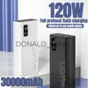 Powerbanks voor mobiele telefoons 30000mAh Power Bank 120W Supersnel opladen Draagbare batterijlader Powerbank 100% voldoende capaciteit voor Iphone 14 Huawei J231220