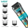 VGR Hårtrimmer trådlösa Clippers Vattentät skärmaskin Justerbar Clipper Transparent för män V 695 231220