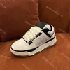 Designer sneakers män tränare atletiska skor skelett ben löpare kvinnor män skor retro sneakers skel topp låg äkta läder snörning upp tränare