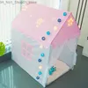 Toy Tents Kids Play Tent Kids Indoor Outdoor Castle Tent Baby Princess Game House Girl Oversized House Folding Castle Gifts Tents Toy Q231220