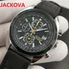 Top quality nice model quartz fashion mens watches stopwatch auto date big full functional popular casual fashion male gifts water2693