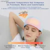 Electric massagers Electric Head Massage Instrument Air Bag Pressure Headband Hot Compress Therapy Headache And Migraine Relief Belt Head MassagerL231220