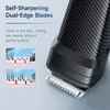 Beard Trimmer Hair Clipper för män allt-i-ett-mens grooming kit trådlöst uppladdningsbart hårtrimmer näsa trimmer elektrisk rakapparat 231220