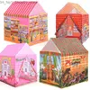 Tentes Tentes Children's Outdoor Tent Game House Dinosaur Supermarket Tent House House Play Home Ball Pool Tente Q231220