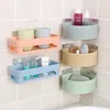 Almacenamiento de cocina Uso versátil Sin perforación Estante de diseño elegante Estante de baño montado en la pared Solución de organización Ahorro de espacio Sin rastro