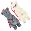 Garden Decorations 2pcs Suspending Bear Decor Resin Statue Adorable Figure Courtyard Accessory