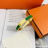 braccialetto di gioielli classico di design braccialetto per donna braccialetti in acciaio inossidabile non appannamento braccialetti in smalto multicolore gioielli da uomo per regalo di compleanno con scatola larga 8 mm