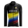 2021 Ecuador Winterfleece thermische wielertrui winterfietskleding ciclismo maillot MTB P8300o