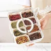 Storage Bottles Food Grade Refrigerator Fresh-keeping Box Fruit Travel Sealed Carry Portable Compartments Seasoning