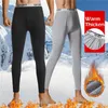 Thermo-Unterwäsche für Herren, lange Unterhosen, hautfreundliche Thermo-Unterwäsche, Winter, warme lange Hosen, weiche elastische Leggings für Männer, bequeme Strumpfhosen 231220