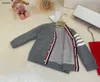 Luxury Child Cardigan Un solo pecho de invierno Plush Sweater Baby Baby Tamaño 73-110 Diseñador Jacket Infantil Dec10 Dec10