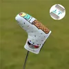 Outros produtos de golfe Ice Cream Woods Headcovers Capas para Driver Fairway Putter 135UT Clubs Set Heads Iron Head Cover com ímã tipo 231219