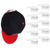 Bollkåpor 5/10st hattkrokar för väggminimalistiska rackhållare Stark hängande baseballhattar svart display