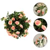 Decorative Flowers Flower Garland For Bedroom Centerpieces Tables Living Vine Pipe M Room 2.2 Rose Hanging Wall