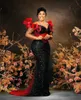 2024 ASO EBI Black Mermaid PROM Dress Vesti