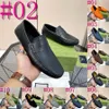 40Modello Scarpe in pelle casual in pelle Designer da uomo traspirante tutto con scarpe alla moda a fagioli scarpe pigre autentiche scarpe esplosive da uomo