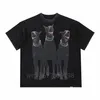 Męskie koszulki Krótka marka najwyższej jakości para T koszule designerskie koszule Koszule High Street moda luźna s-xl