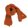 Scarves 2023 New Korean Version Thick Woolen Scarf for Women's Autumn and Winter Versatile Solid Color Knitted Warm Long Style College Style Scarf Trend Kbt2