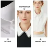 Table Clocks 1 Pc Lady Fake Collar White Shirt All- Clothes Accessory