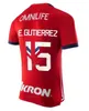 2023 2024 Maillots Chivas de Guadalajara 23 24 A.ZALDIVAR CALDERON J.MACIAS BRIZUELA A.VEGA F. BELTRAN à domicile Alvarado HOMBRE ESPORTS maillot de football