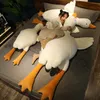 190 cm gigantische lange pluche witte gans speelgoed gevuld levensechte grote vleugels eend knuffel massage sierkussen vriendje kussen voor kinderen meisje 231220