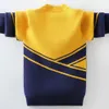 Pullover Children's Clothing Fashion Cotton Clothing Children's Sweater Keep Warm Winter O-Neck Sweater Boys Pullover Knitting SweaterL231215
