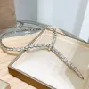Designer Pendant Neckor Luxury Top V Gold Full Zircon Snake Shape Round Choker for Women smycken med Box Party Gift Wedding Lovers