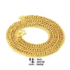 Chaines 8 mm 22k Collier rempli d'or bijoux pour hommes femmes bijoux femme collare mujer naszyjnik solide bizuteria323h