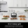 Хлебопечки Foodi 6-в-1 для домашнего гриля с воздушной обжаркой, запеканием, жарением, обезвоживанием, 2-го поколения, черный/серебристый тостер для сэндвичей F