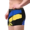 Underpants Custom Ukrainian Flag Underwear Men Breathable Ukraine Patriotic Boxer Briefs Shorts Panties Soft For Male