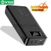 Mobiltelefon Power Banks 2023 Gyso Power Bank 30000MAH Portable Charging Poverbank Mobiltelefon Externt batteri Fast Charger PowerBank för 13 J231220