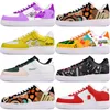 DIY exquisite shoes beautiful autumn mens Leisure shoes for men women casualplatform sneakers Classic cartoon graffiti trainers comfortable dark shadow sports