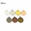 BoYuTe – Lot de 50 pièces adaptées au Cabochon camée 12MM, réglage de la Base, pendentif, plateau à lunette vierge, accessoires de bijouterie à faire soi-même, 205K