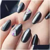 Decorazioni per nail art 1 confezione Mixedss3-Ss16 Crystal Ab Strass per nail art Decorazioni glitter non fisse Decorazioni per manicure in vetro con retro piatto dorato Acce Dhhck