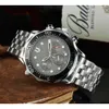 Omegwatch Luxury Designer Omegwatches Quartz Watchnew Product Business Men's Pin Second Run Full Function Steel Band Watch