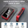 Cell Phone Power Banks New 50000mAh Wireless Solar Power Bank External Battery Portable Powerbank 2USB Fast Charging for J231220
