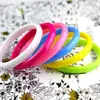 Bracelet 12 pcs/Lot Bracelets en plastique colorés à la mode pour enfants filles couleur bonbon bijoux de mode accessoires cadeau en gros