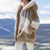 Kobiety swetry kobiety polar luźne bluzy jesienne zima gruba miękka miękka miękka miękki motekwework z suwakiem Zip Cardigan Coats 11-5xl LYY-8060L231213