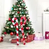 Upgrade 90cm Inflatable Christmas Candy Cane Stick Balloons Outdoor Candy Canes Decor for Xmas Decoration Supplies 2023 Navidad Gifts