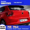 Voor Volkswagen Polo 19-21 Led-achterlicht Montage Achteruit Inparkeren Verlichting Dynamische Streamer Richtingaanwijzer Achterlicht