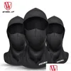 Cycling Caps Masks Waterproof Clava Ski Mask Winter Fl Breathable Face For Men Women Cold Weather Gear Skiing Motorcycle Riding1396540 Dhc5P