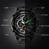 Smael Sport Watch for Men New Dual Time Afficher l'horloge masculine étanche à la montre de bracelet résistant aux chocs numérique 1708323p