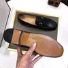 34Model Modische spitze Zehen-Designer-Kleiderschuhe für Herren, Loafer zum Hineinschlüpfen, formelle Schuhe, geprägter Lederschuh für Party