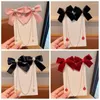 Hair Accessories Elegant Vintage Bow Pearl Tassel Chain Hairpin Girls Sweet Headband Side Clip Fashion Ribbon Barrettes