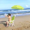 Noel Süslemeleri Çocuklar Katlanır Sandalye ile Şemsiye Bebek Plajı Pography 100 Günlük Sahne Açık Güneş Koruma Deniz Kenar