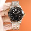 Mens Luxurys Watch Sports Automatic Omegwatches Classic seahorse series diving boys' automatic mechanical watch business men's back transparent